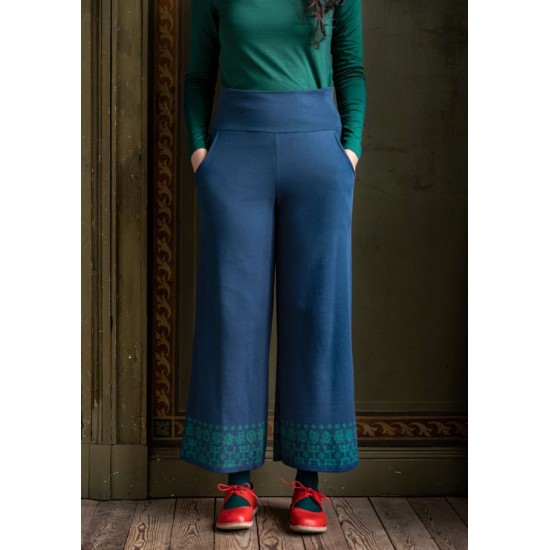 Gudrun Sjödén ✦ Pantalon "Bolivia" en jersey de coton biologique En Remise