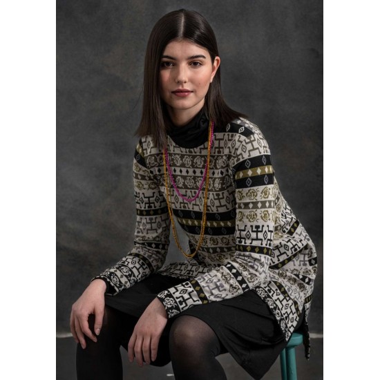 Gudrun Sjödén ✦ Tunique "Bolivia" en jersey de coton biologique En Remise