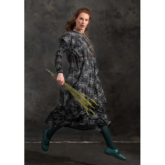 Gudrun Sjödén ✦ Robe "Flora" en tissu de coton biologique En Remise